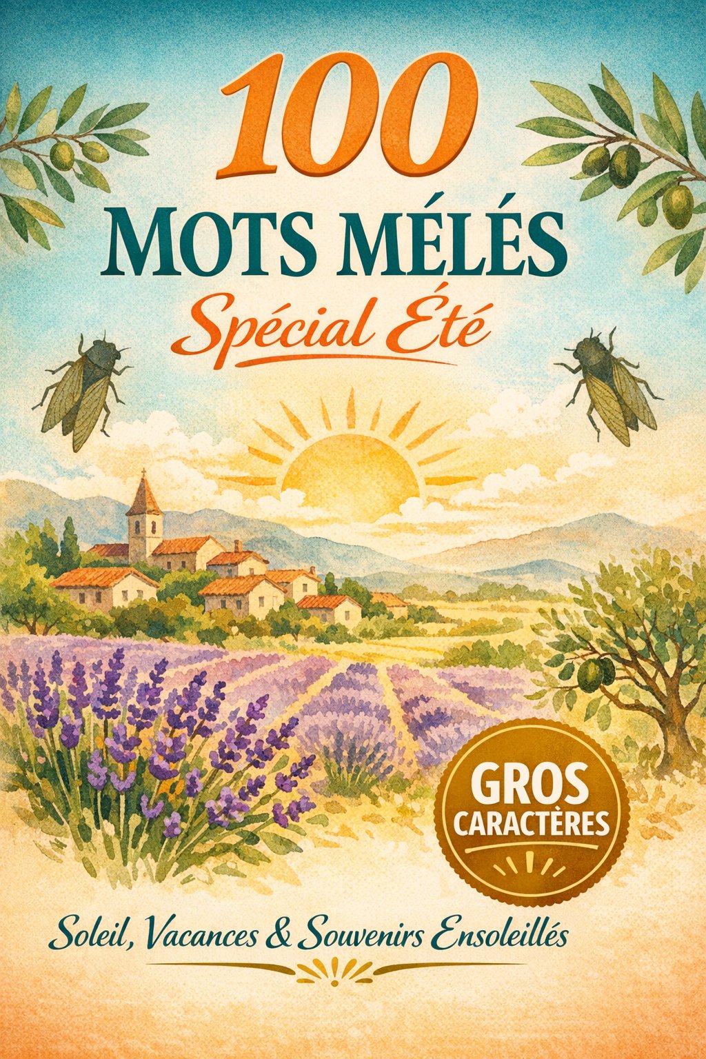 100 Mots Mêlés Spécial Été